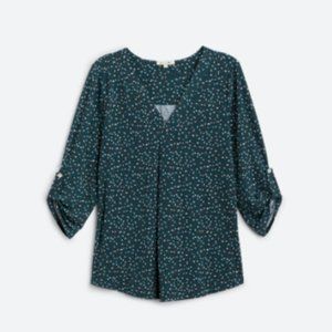 BEACON Patty Roll Tab Knit Top Size: XL